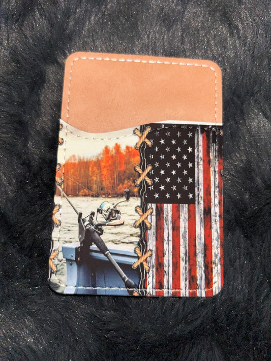 Fishing In America Phone Wallet